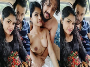 Desi Girl Boobs pressing By Lover
