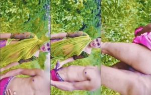 Sexy Desi Vlg Wife Blowjob and OutDoor Fucking