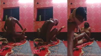 Desi Wife Boobs Pressing