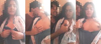 Desi Mallu Lover Romance and Boobs Pressing